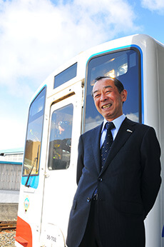 三陸鉄道の望月正彦社長