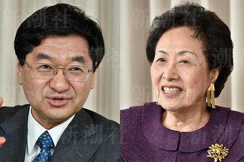 里見清一氏と曽野綾子氏