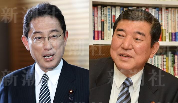 本命「岸田」、対抗「石破」