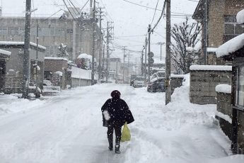 津軽は雪の中