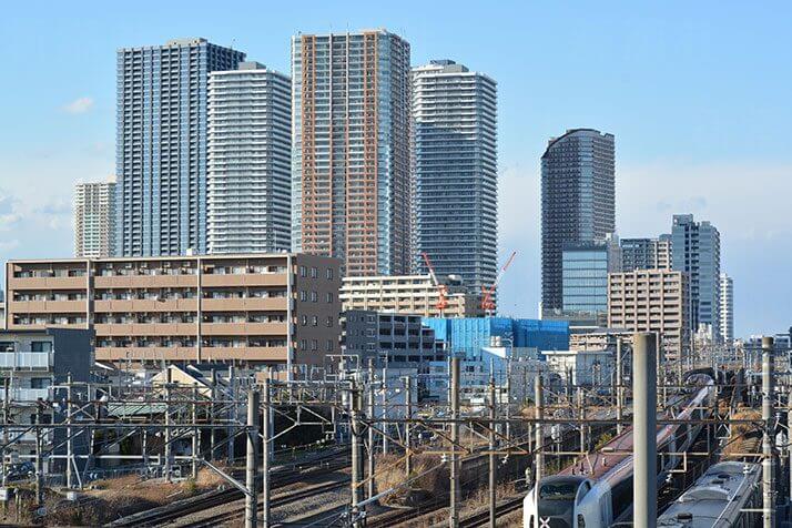 武蔵小杉の高層マンション