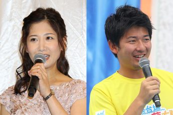 桑子真帆アナ、谷岡慎一アナ