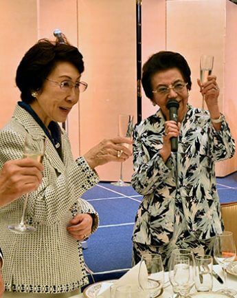 安倍洋子、加藤睦子