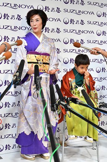 寺島しのぶ・眞秀くん