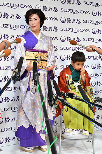 寺島しのぶ・眞秀くん