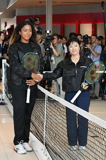 大坂選手と星野専務