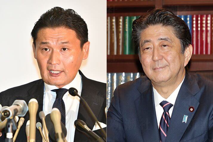 貴乃花、安倍総理