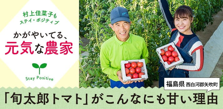 「旬太郎トマト」がこんなにも甘い理由――かがやいてる、元気な農家