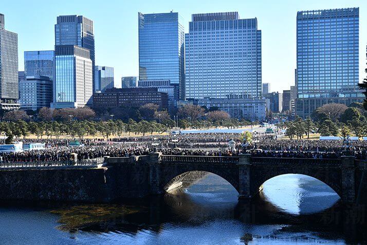 平成最後の新年での一般参賀