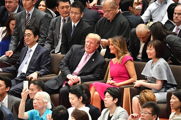 トランプ大統領夫妻