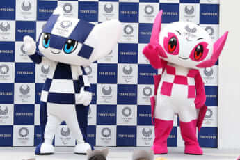 東京2020オリンピックマスコット（ミライトワ、ソメイティ）