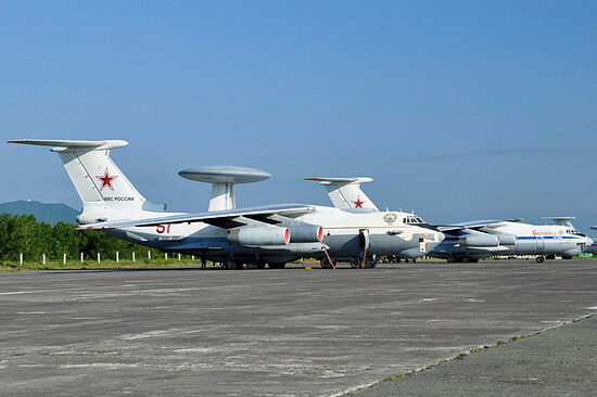 A-50早期警戒管制機（ロシア連邦国防省HPより）