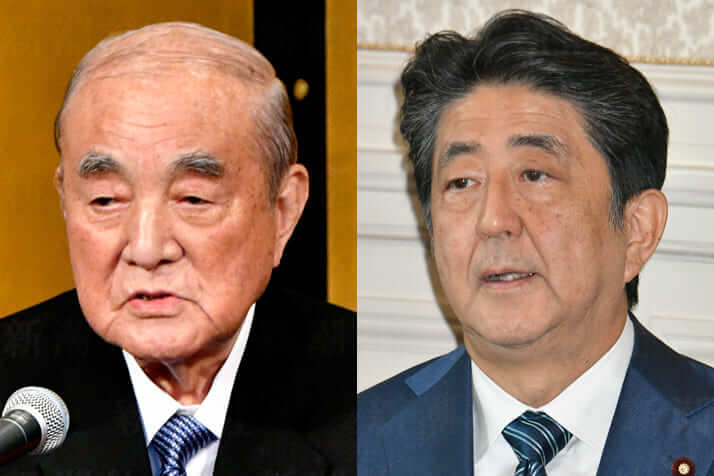 中曽根康弘、安倍晋三