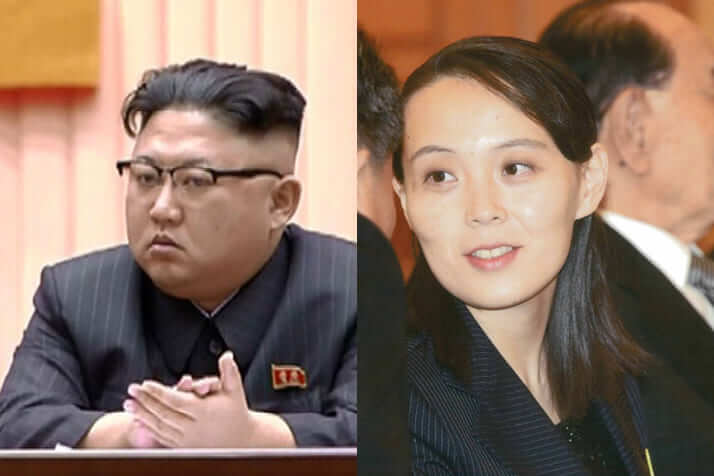 金正恩と金与正