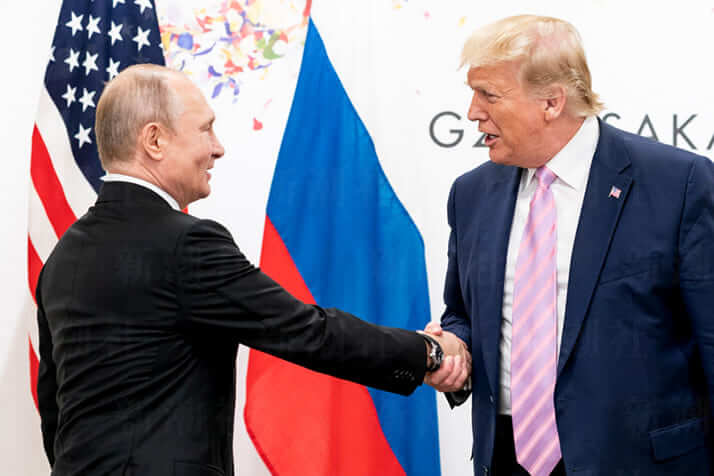 トランプ米大統領とプーチン露大統領