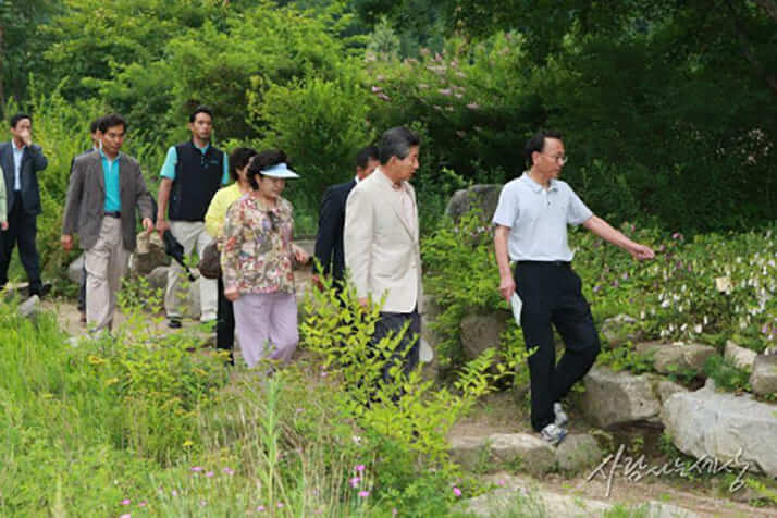 廬武鉉、植物園延園長