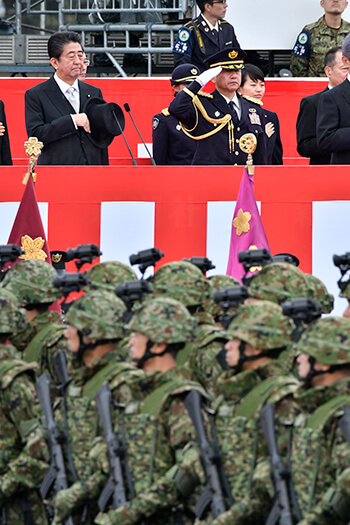 陸上自衛隊の観閲式