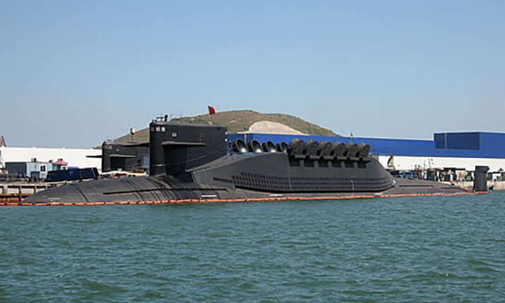 094型原子力潜水艦（Public domain／Wikimedia Commons）