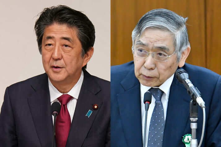 安倍総理、黒田東彦日銀総裁