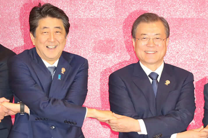 安倍晋三、文在寅