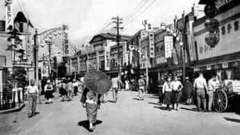 当時の京城の街並み
