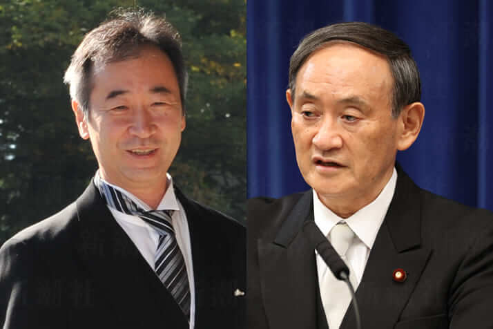 梶田隆章、菅義偉