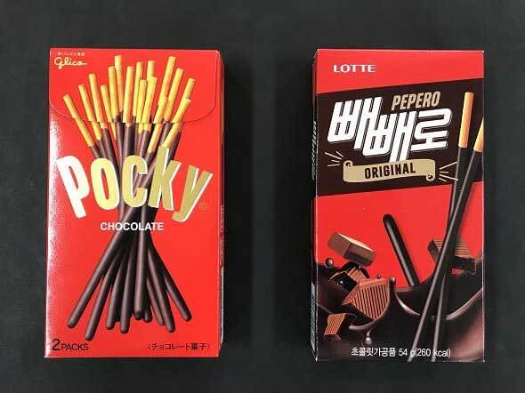 ペペロと呼ばれる韓国版ポッキー