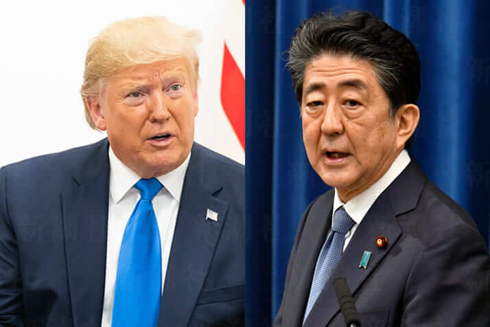 トランプと安倍晋三