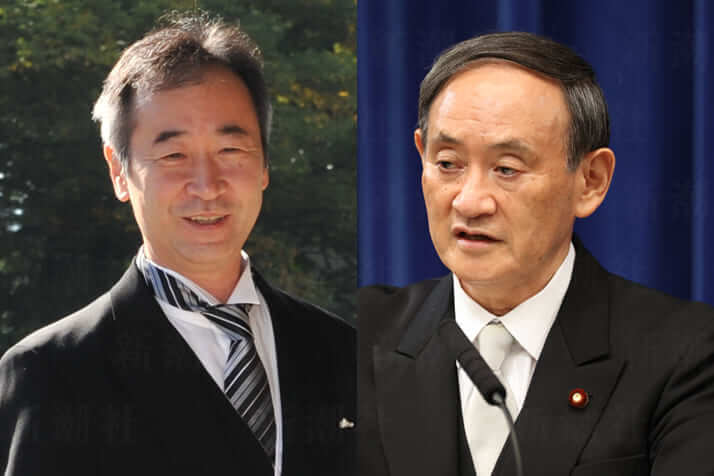 日本学術会議の梶田隆章会長と菅義偉総理