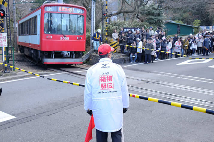 2011年に開催された箱根駅伝の様子