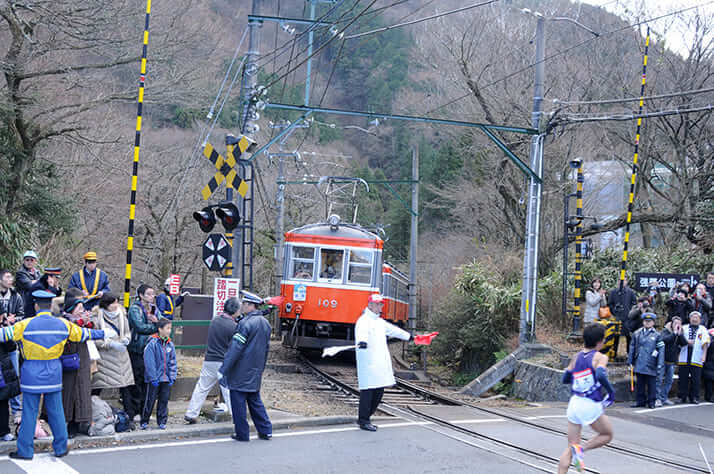 小涌谷の踏切