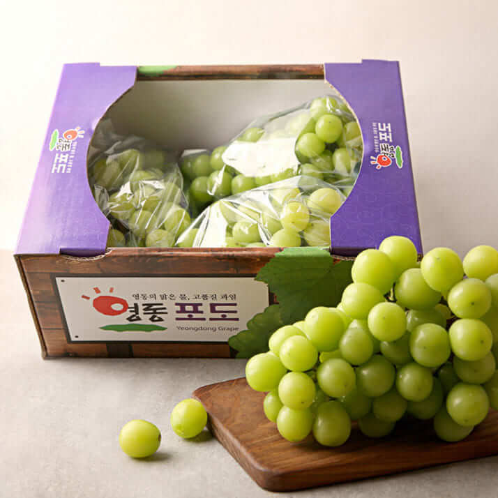 韓国ではマンゴー葡萄と紹介されるシャインマスカット
