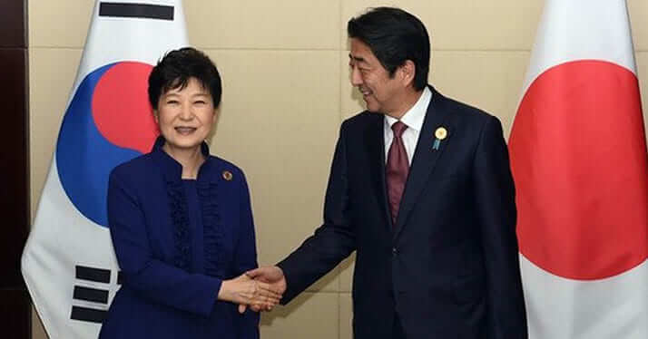 文在寅、朴槿恵