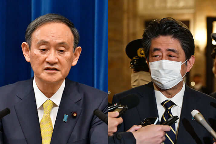 管首相、安倍前首相