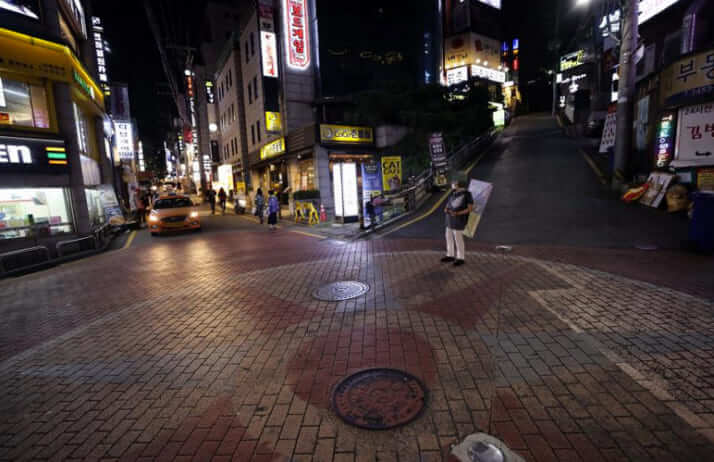 寂しい江南駅前のCoCo壱番屋近辺