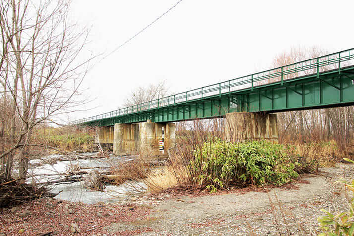 JR北海道宗谷線の上新府川橋梁