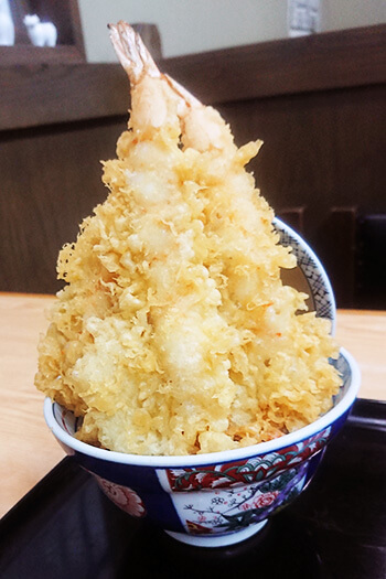 「そば処　かみむら」のタワー丼