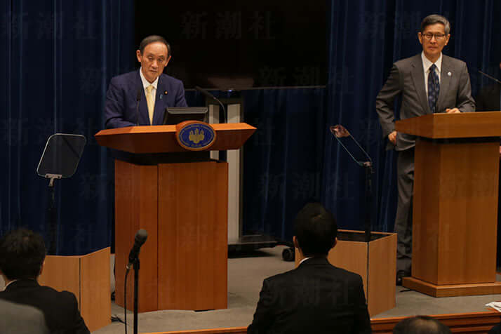 菅義偉、尾身茂