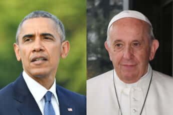 オバマ、ローマ教皇