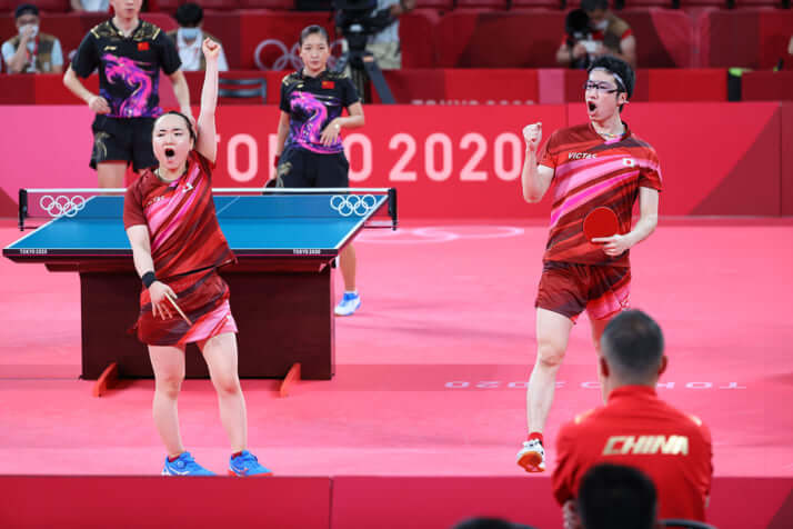 水谷隼、伊藤美誠