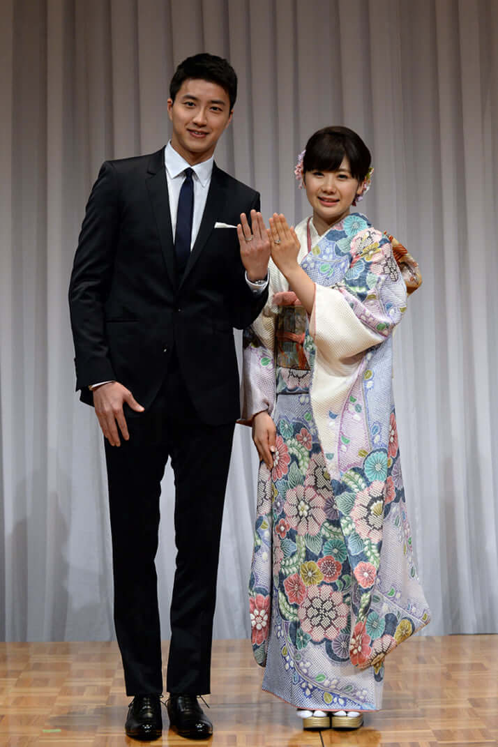 福原愛、江宏傑