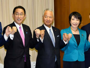 岸田文雄、甘利明、高市早苗