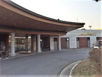 ゴルフ場の玄関
