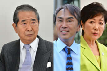 石原慎太郎、石原伸晃、小池百合子