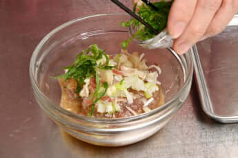 薩摩ごまみれ漬けの薬味和え　Aゴマ味_2