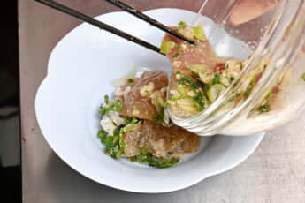 薩摩ごまみれ漬けの薬味和え　Aゴマ味_4