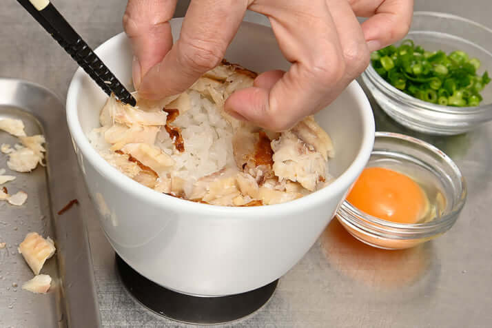 のどぐろ丼　作り方2