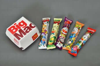 ビッグマック、うまい棒