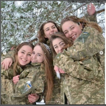 【写真特集】ウクライナ軍の女性兵士7（ウクライナ国の公式インスタグラムより