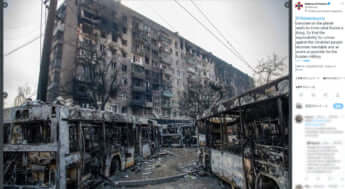 ウクライナ国防省の公式Twitterより